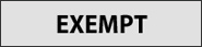 Food hygiene status: Exempt